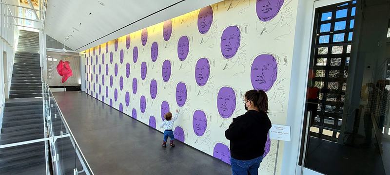 Museum exhibition install — Roaring Fork Paper Hangers