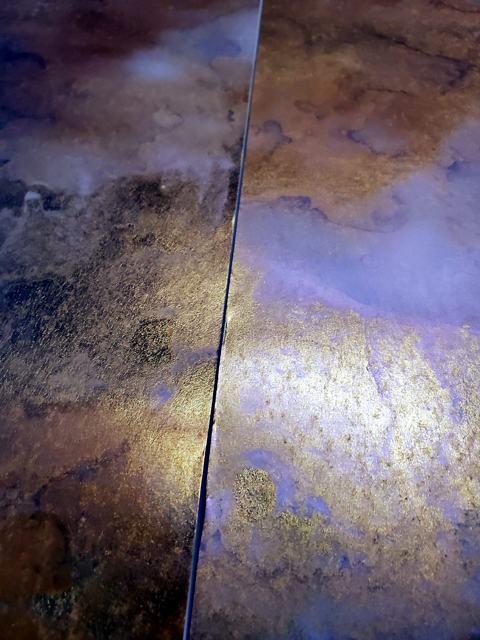 Metallic leaf suite: Leaf panel detail