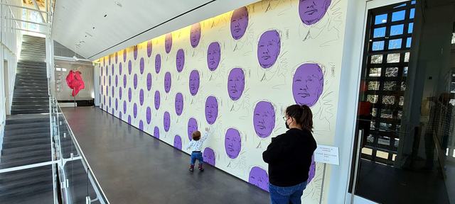 Museum exhibition — Aspen: Portrait wall, opening week